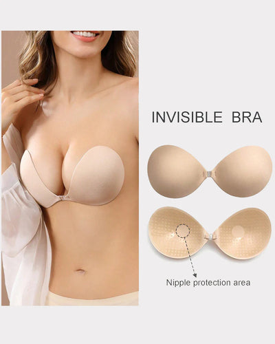 Invisible Push Up Sticky Bra